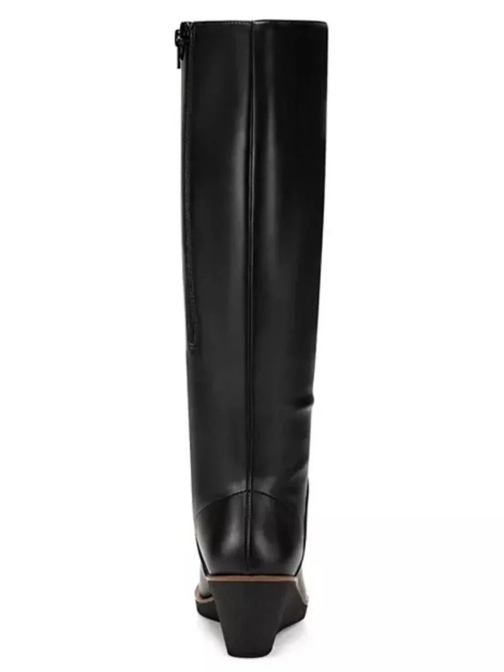 Aerosoles Binocular Knee High Wedge Boots Black Size 10W NWT